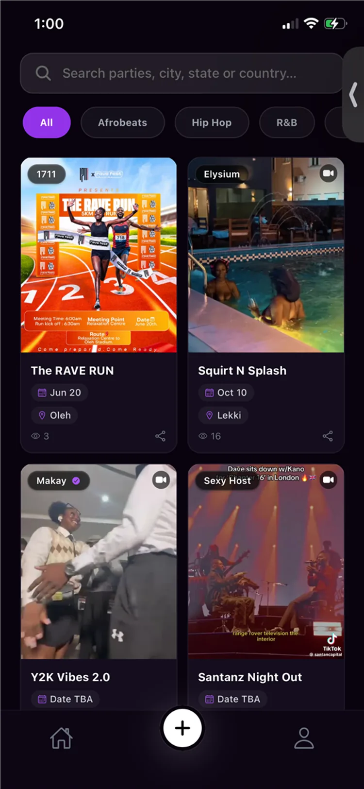 TheScene app screenshot